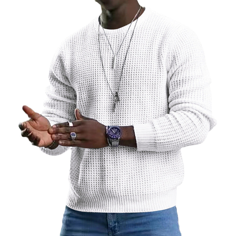 Trui met ronde hals en lange mouwen