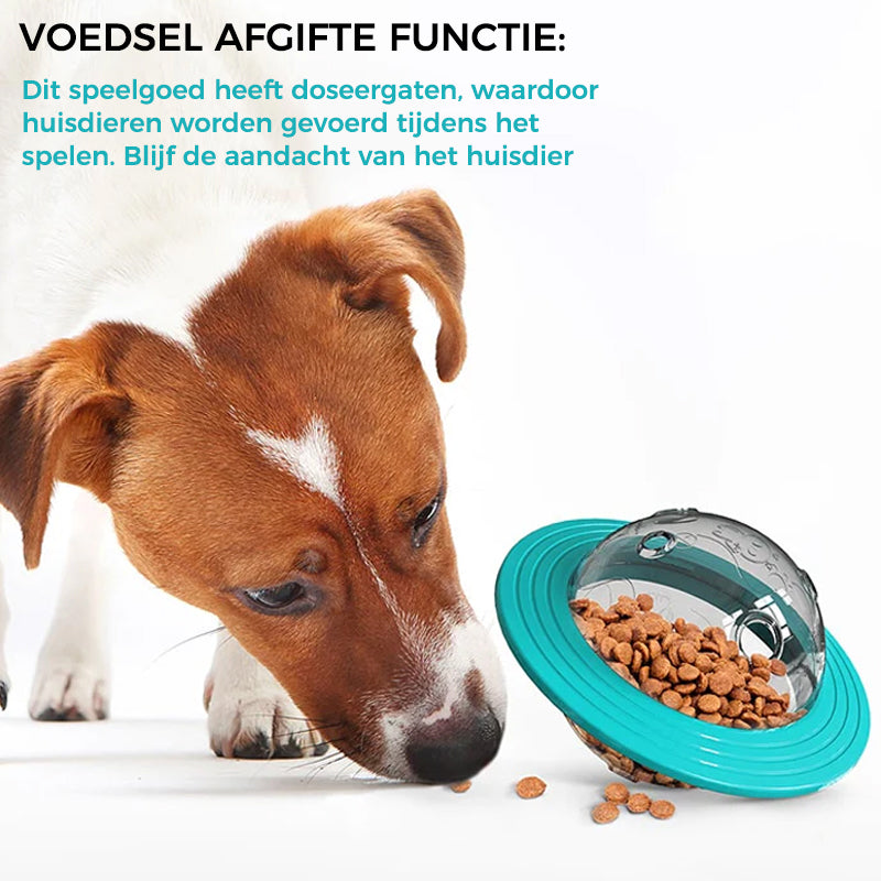 Vliegende schotel Slow Feeder speelgoed