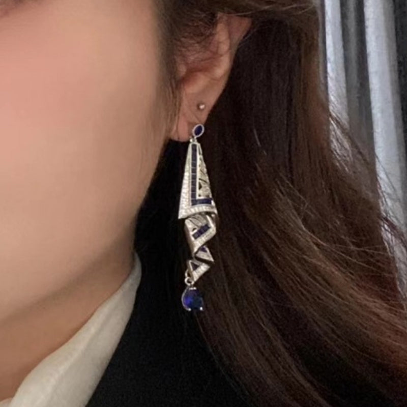 Vintage satijnen Oorknopjes