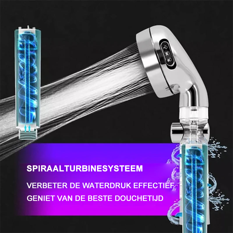 3-Modus Regelbare Hoge Druk Waterbesparende Douchekop