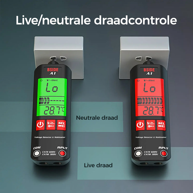A1 Volautomatische Intelligente Digitale Multimeter Tegen Brandwonden