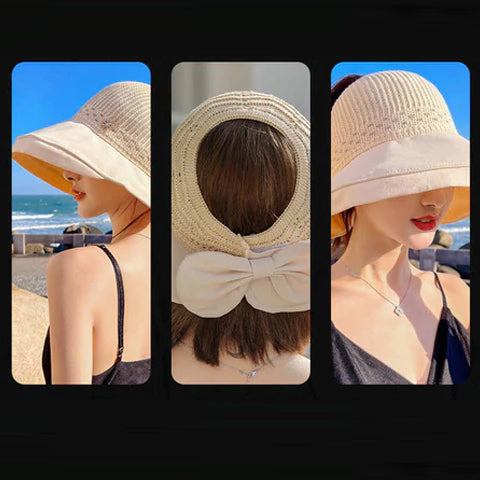 Zomermode zonnehoed met brede rand