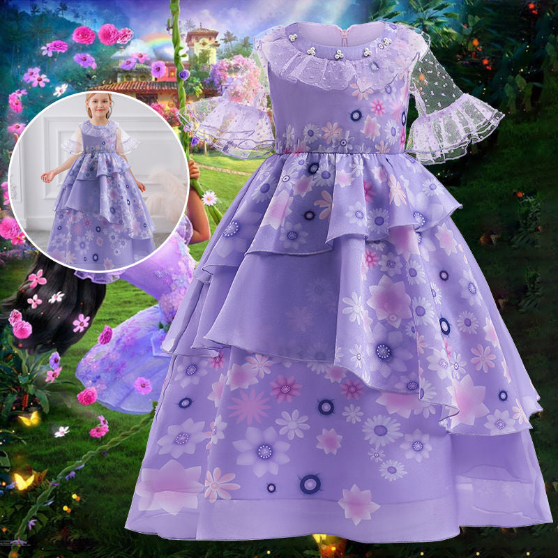 Meisjes Prinses Cosplay Ruche Tutu Jurk