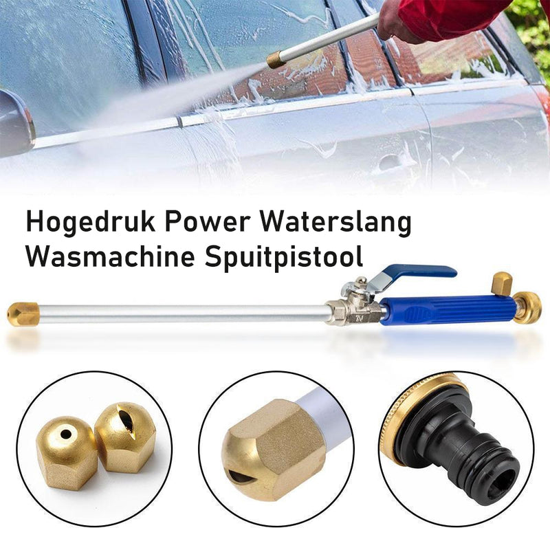 Hogedrukwaterslang met mondstuk