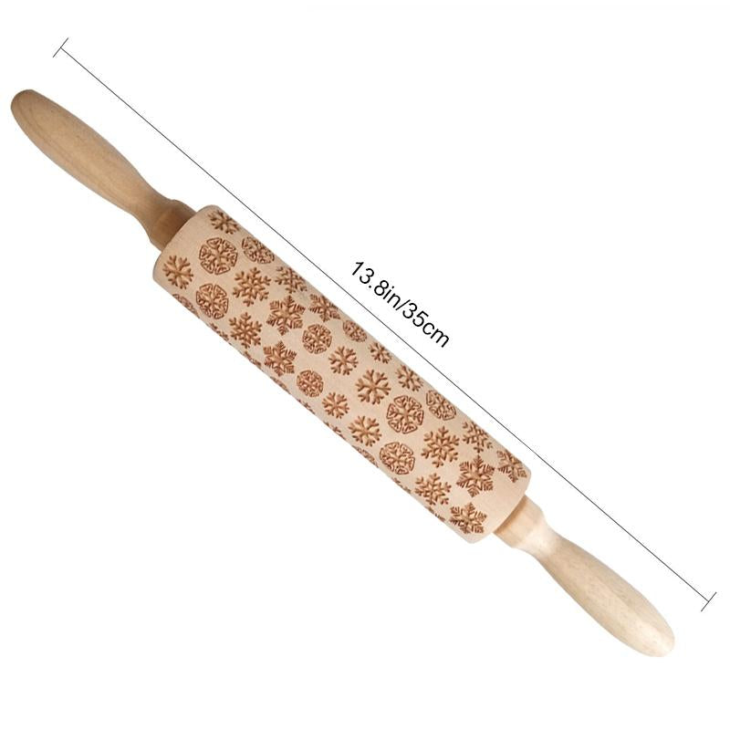 Deegroller met kerstprint