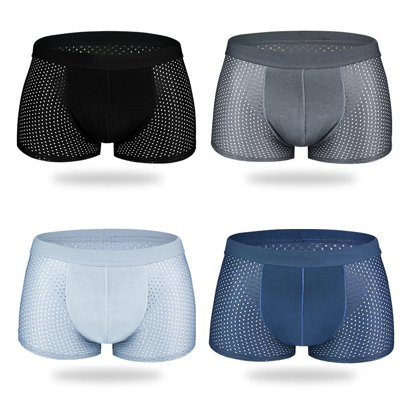 Ademende Ice Silk Boxer voor heren
