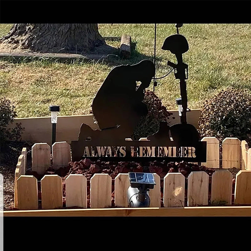 Decoratie voor soldatenmonument