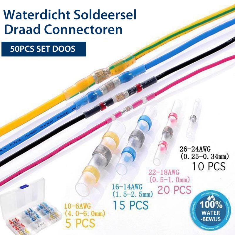 Nieuwe waterdichte soldeerdraadconnectoren