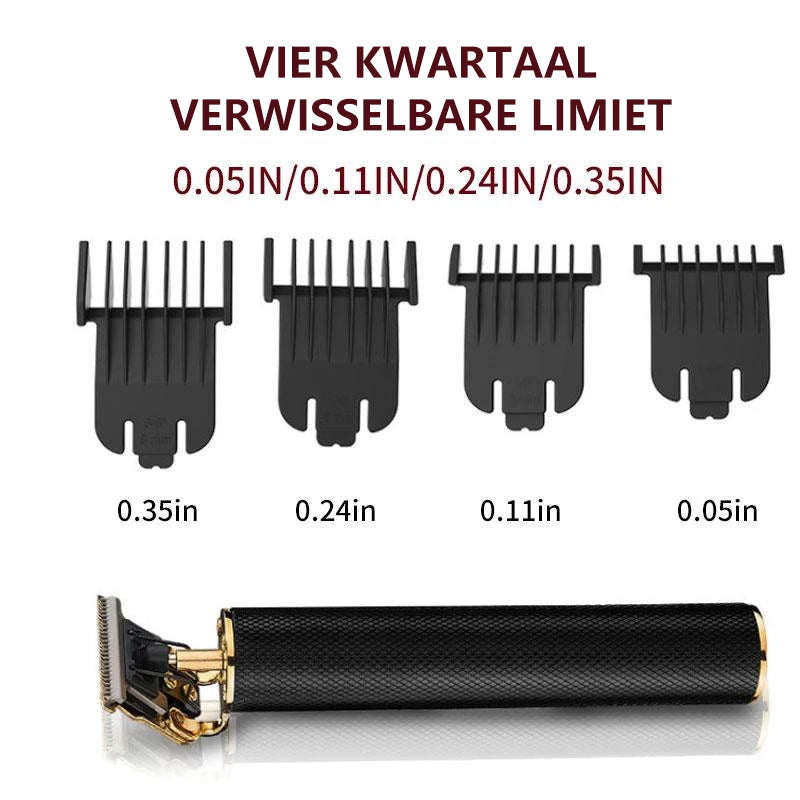 Draadloze trimmer heren tondeuse