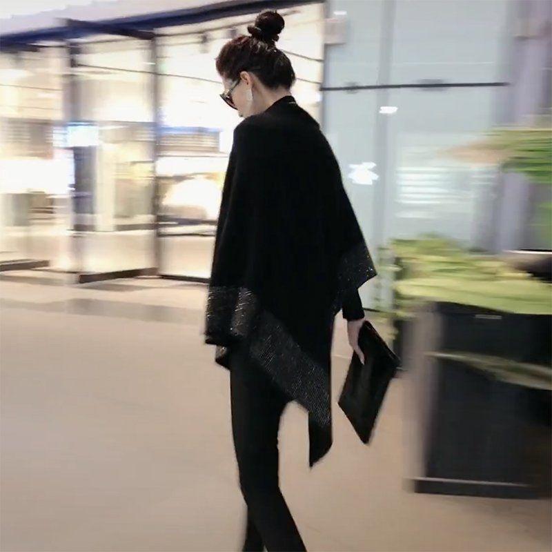 Dames Shawl van glanzende wol