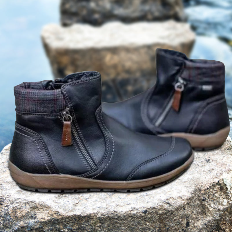 Waterdichte dames laarzen met rits