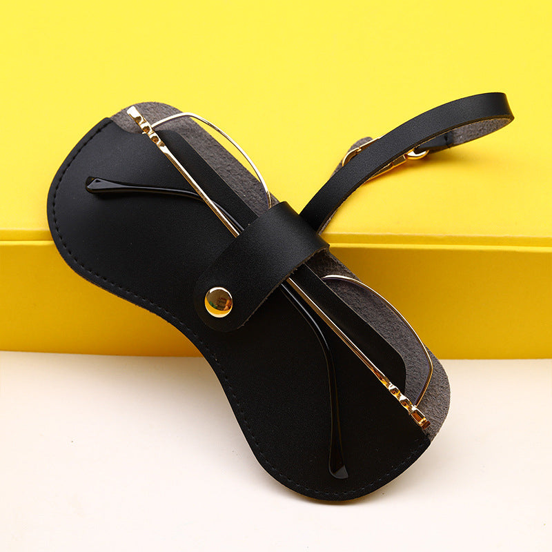 Zonnebrillentas van zacht leer