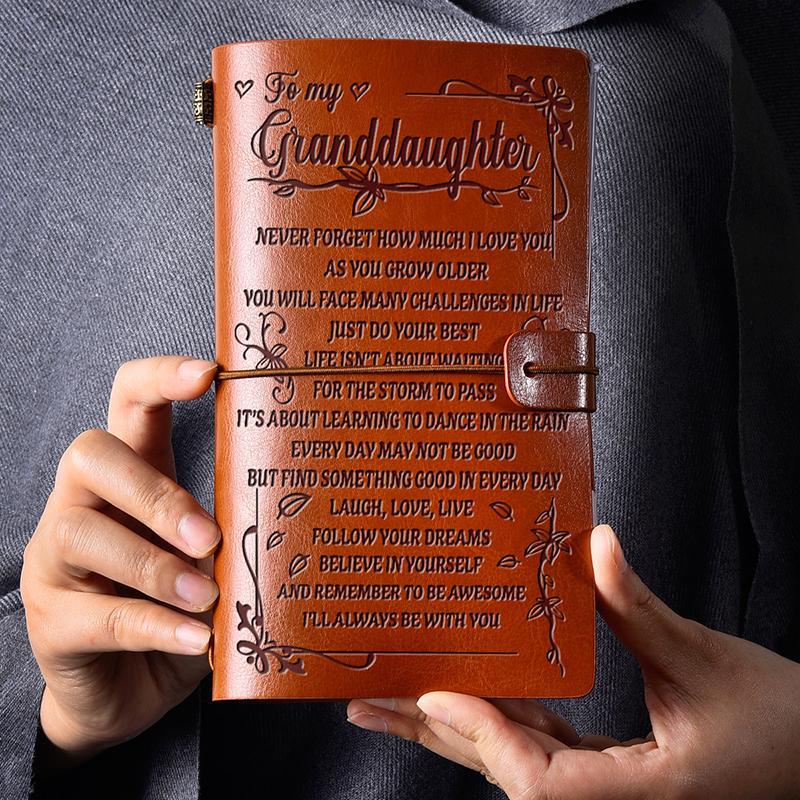 Vintage gegraveerd dagboek