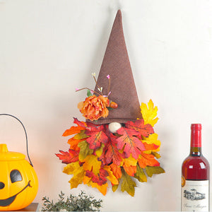 Esdoornblad hoed deur hangende hoed foto rekwisieten muur hoed