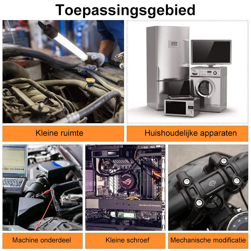 Flexibele boorverlenging met schroefboorhouder