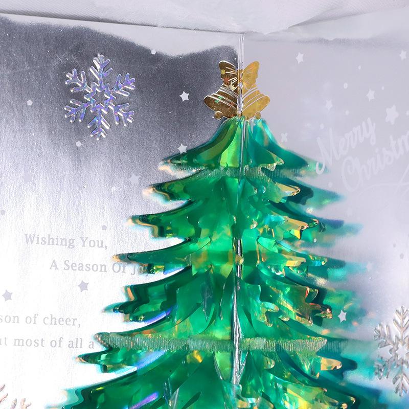 3D handgemaakte kerstkaarten