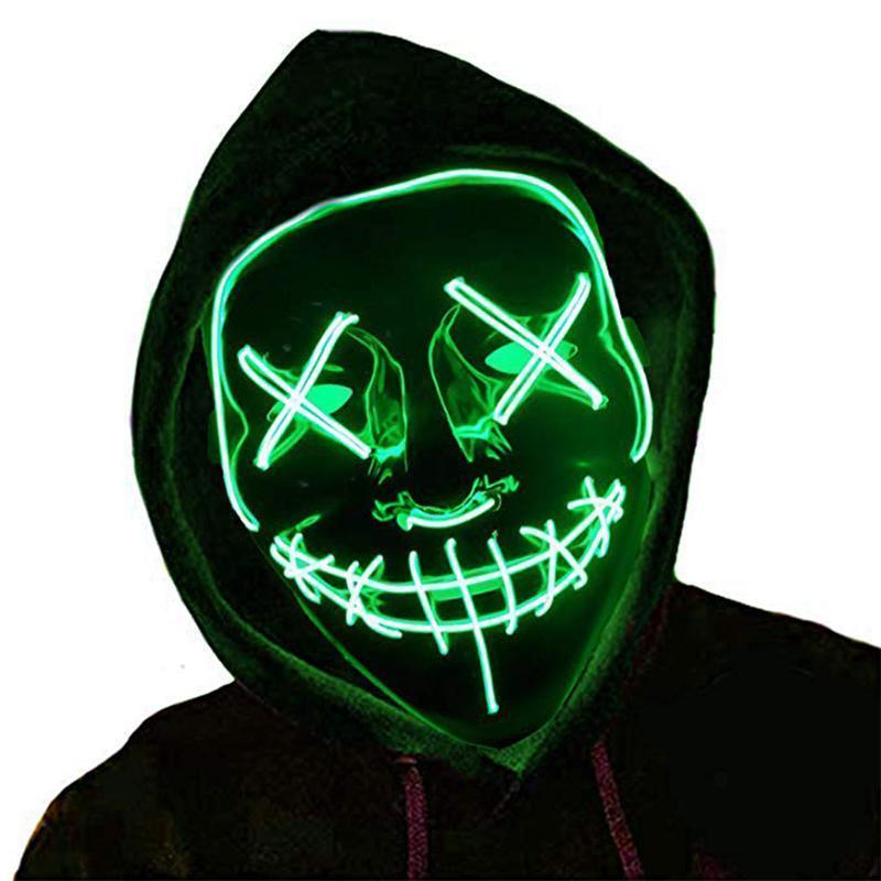 Halloween - LED lichtgevend masker