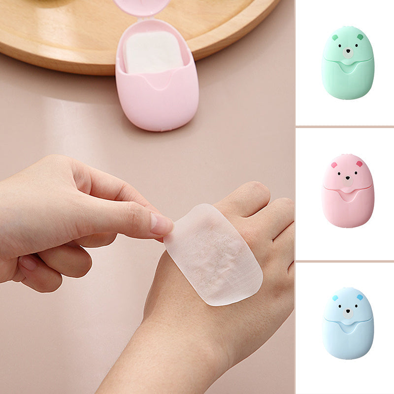 Draagbaar oplosbaar zeeppapier