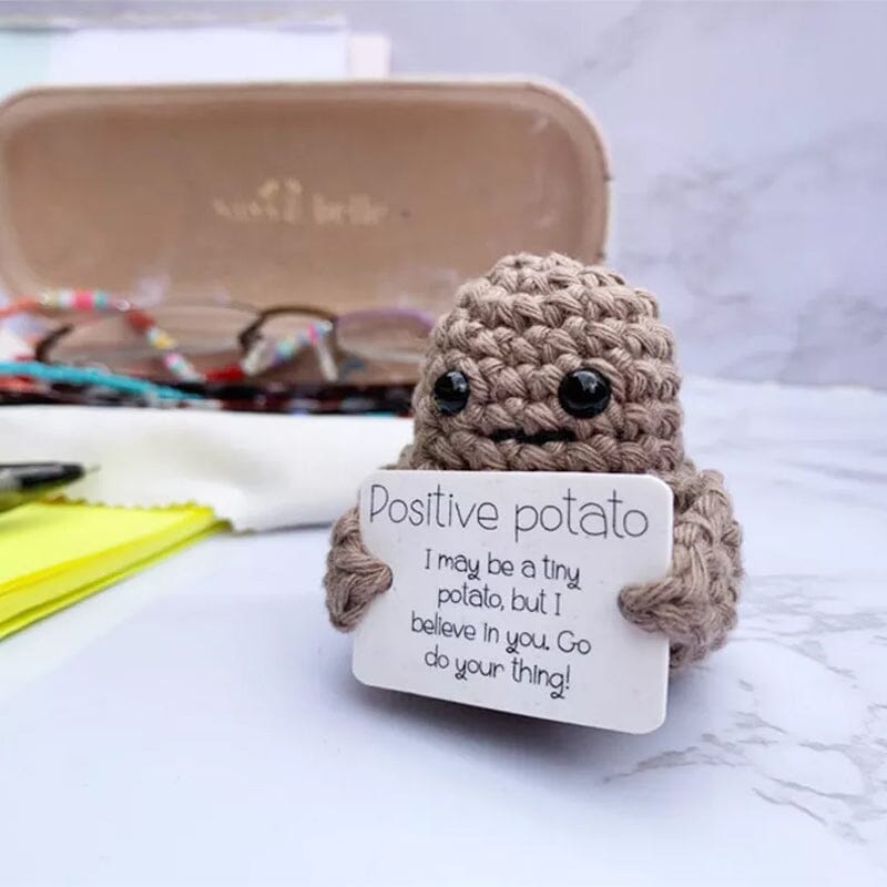 Voorverkoop：Grappige kado Gebreide Positieve Aardappel