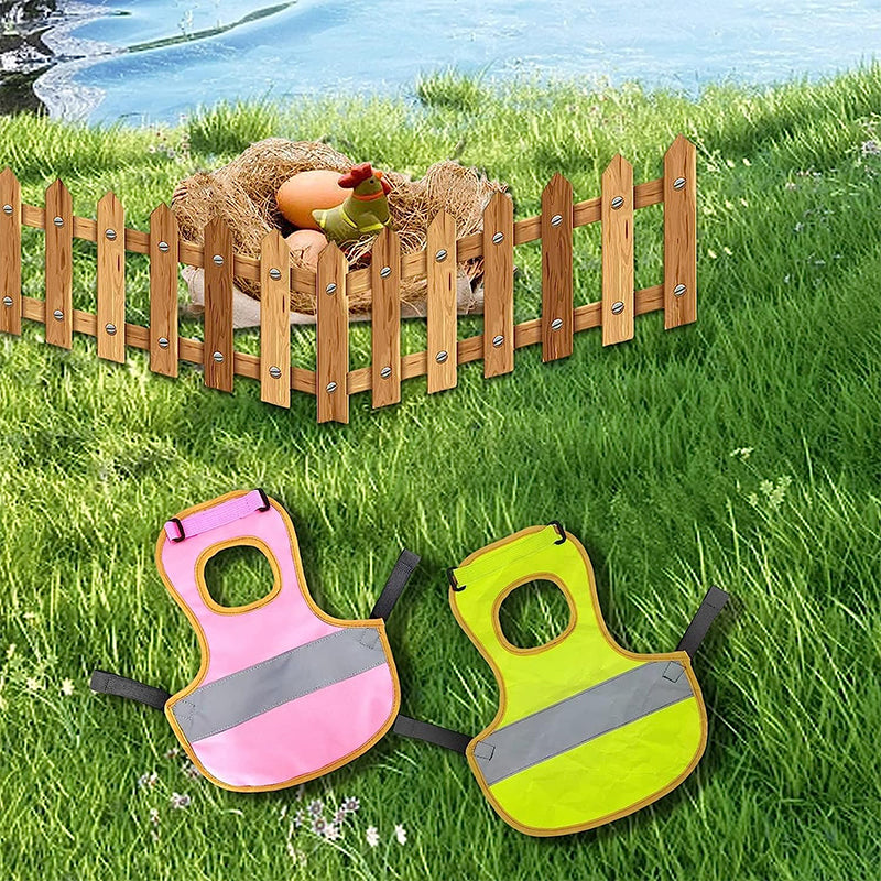 Verstelbaar kippenharnas Kip huisdier reflecterend vest