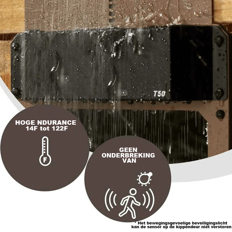 Automatische kippenhok deur