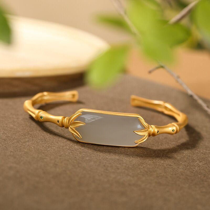 Elegante antieke bamboe armband