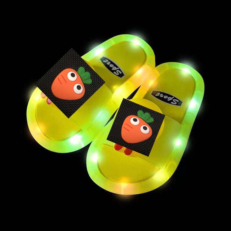 LED Happy Slippers For Children