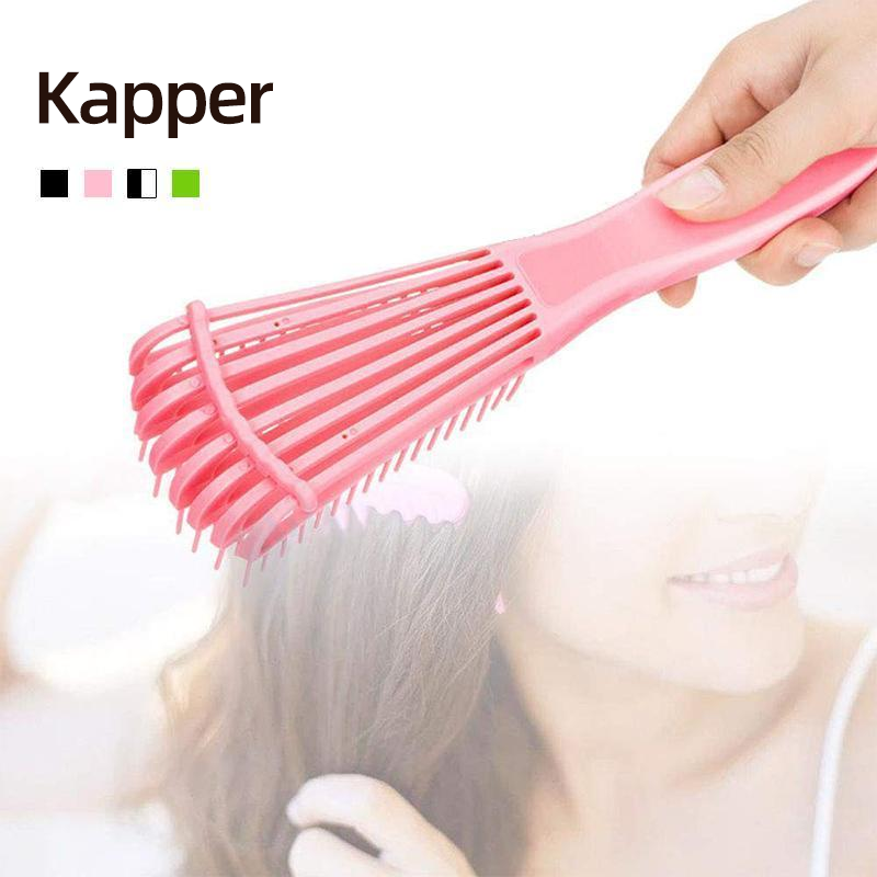 Haarborstel voor steil en krullend haar