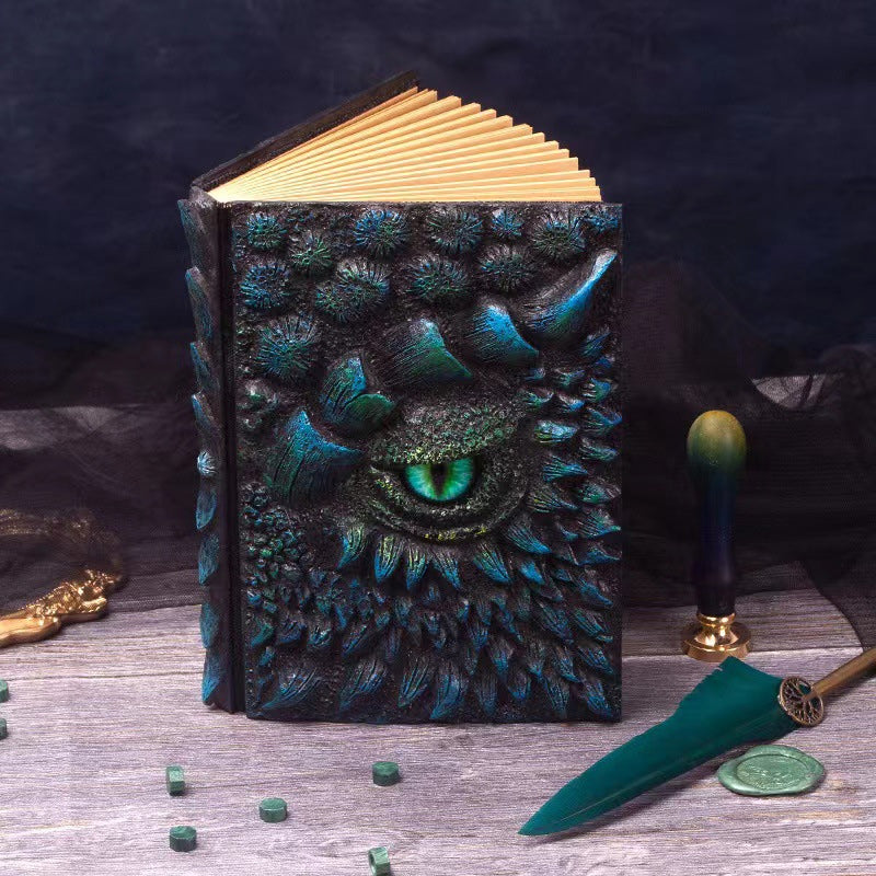 Glorieus 3D Dragon Journal-boek