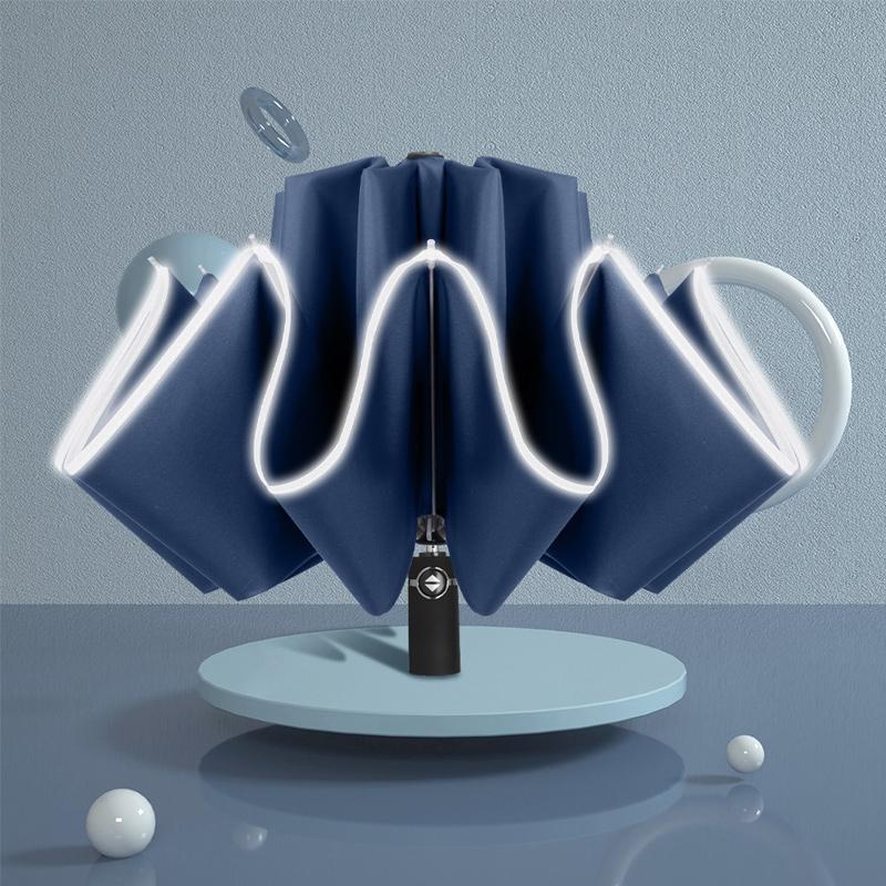 💥Vroege Kerstmis Verkoop - 💥 Winddichte LED Zon & Regen Paraplu