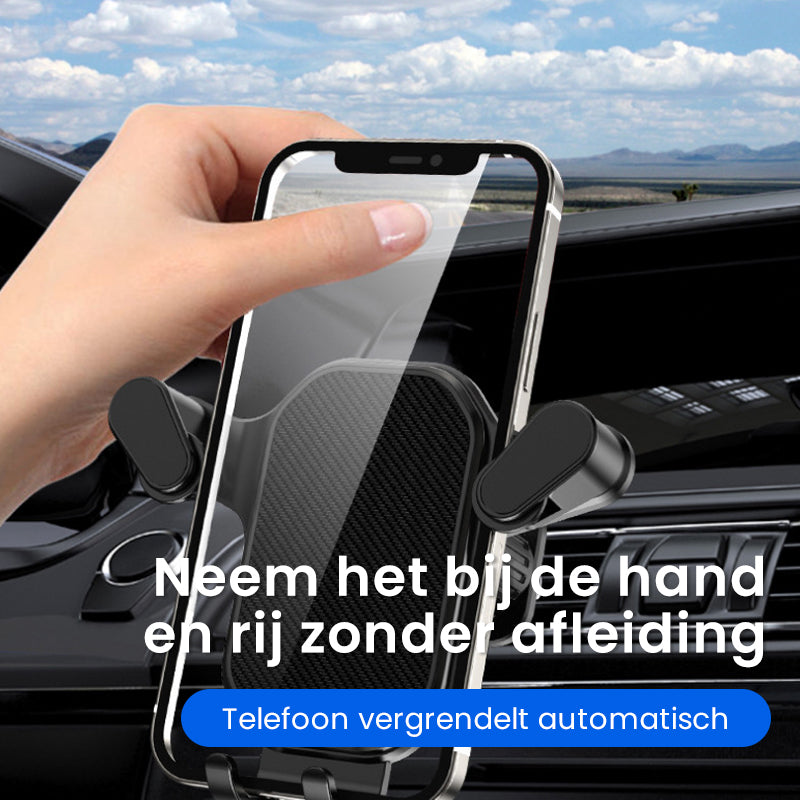 Haakbevestiging auto mobiele telefoon beugel