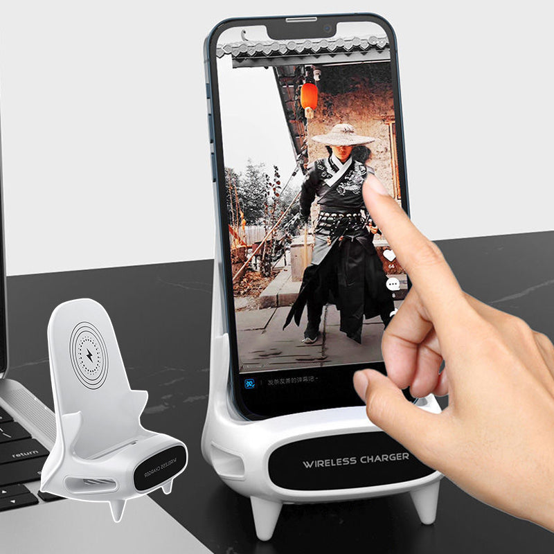 Desktop mobiele telefoonhouder draadloos opladen