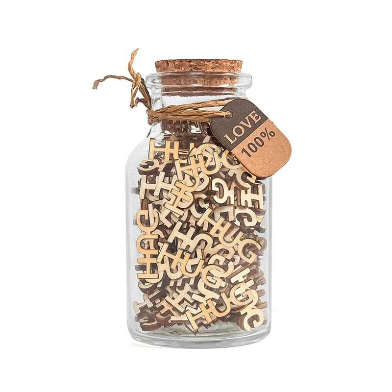 Houten Papercut ansichtkaart