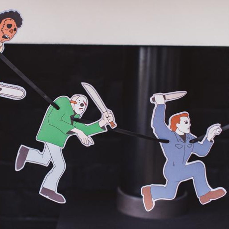 Halloween Santa Carla Vampieren Garland Horror Decoratie