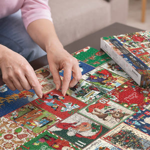 Kerst adventskalender puzzel 1000 stuks