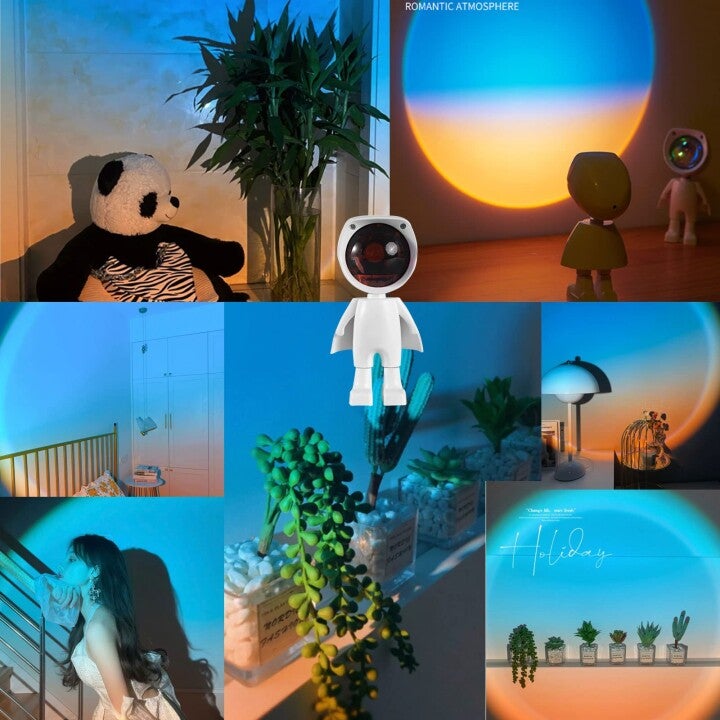 Projectielamp The Sun Never Sets