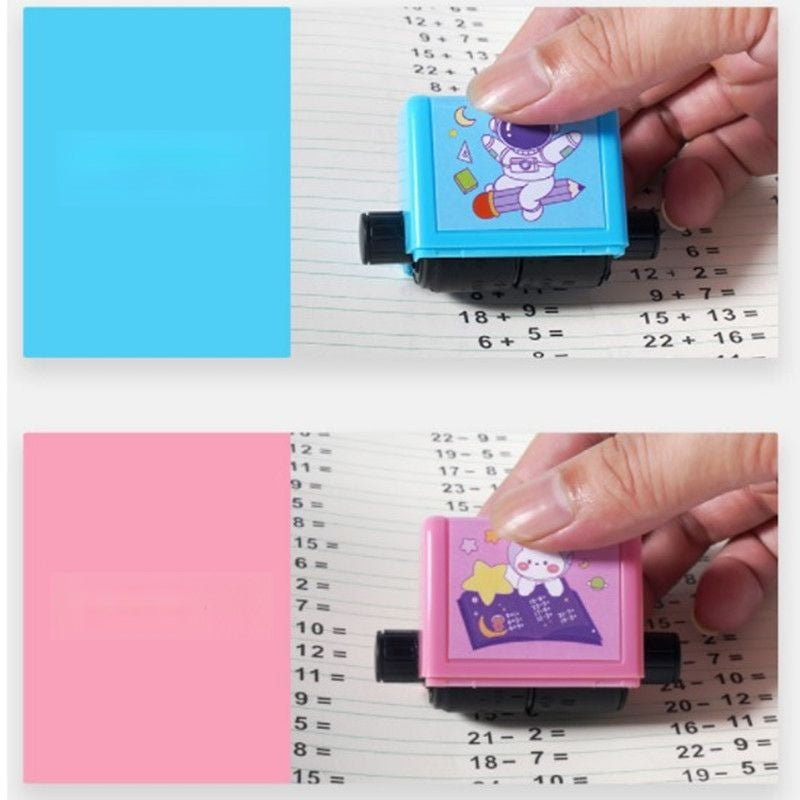 Optellen en aftrekken Zegel rekenkundig artefact