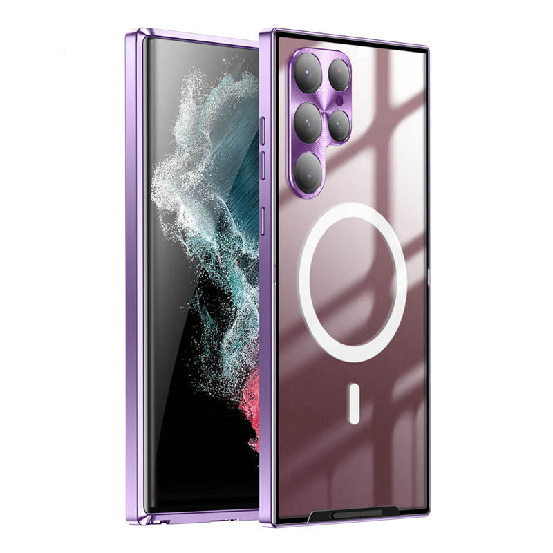 Magnetische Magsafe metalen hoes voor Samsung