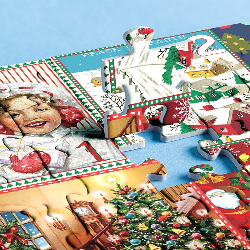 Kerst adventskalender puzzel 1000 stuks