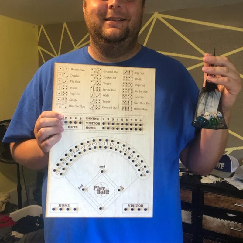 Honkbal dobbelstenen bordspel