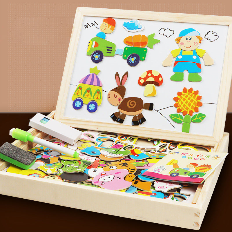Magnetisch didactisch wit bord 2 in 1