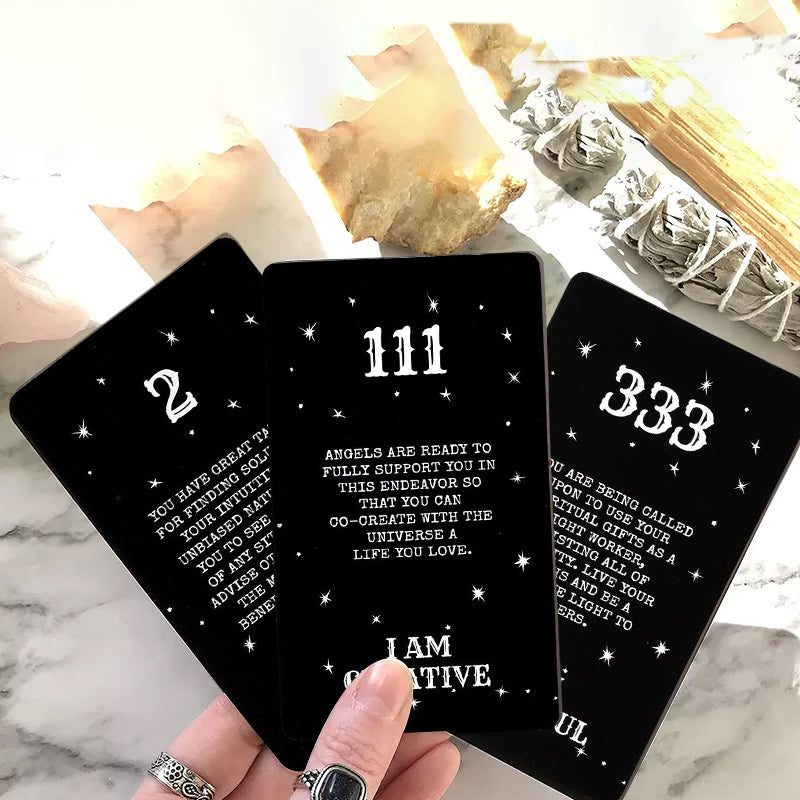 Angel Number Berichten & Bevestiging Oracle Deck
