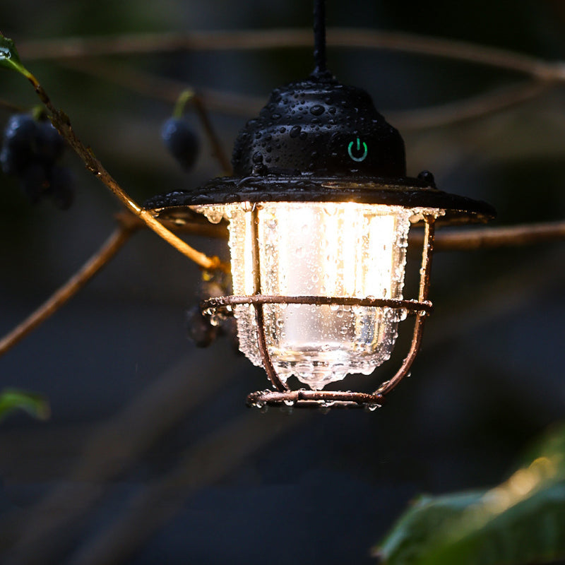 Retro waterdichte LED-kampeerlamp