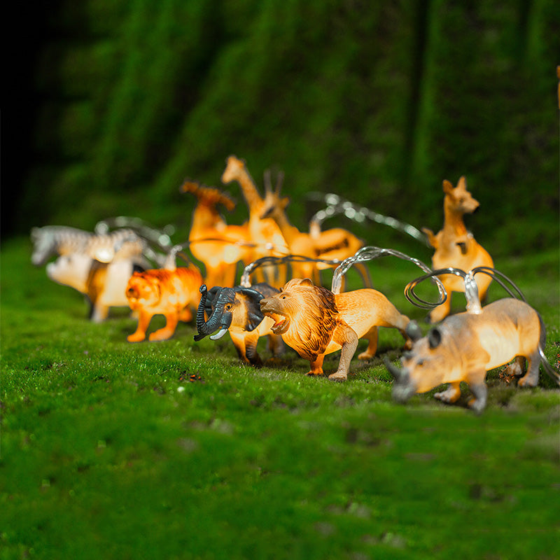 LED Emaille Dinosaurus Kinderkamer Decoratieve Lichtsnaar
