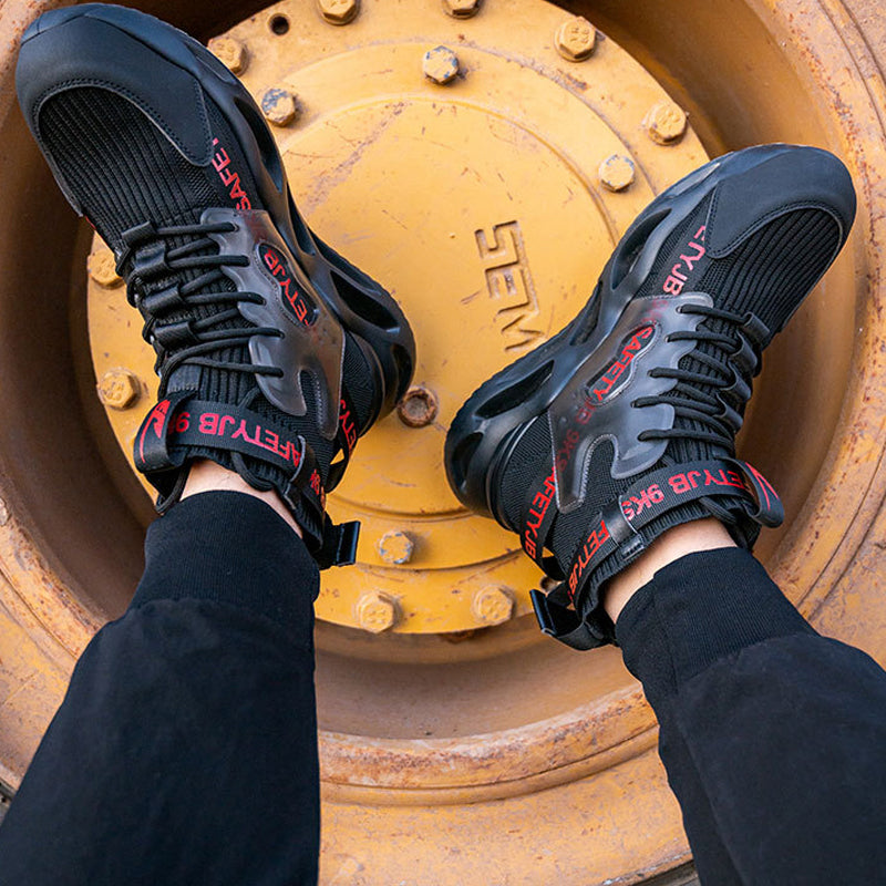 Werkschoenen met stalen neus