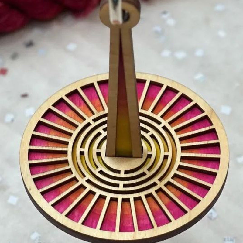 Houten polsgarenhouder