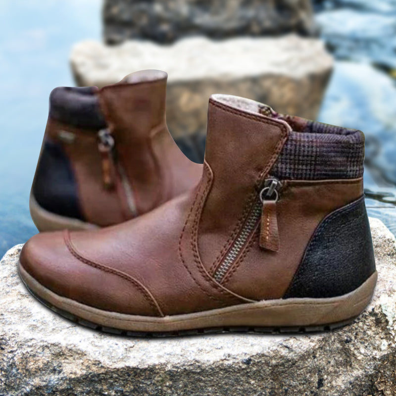 Waterdichte dames laarzen met rits