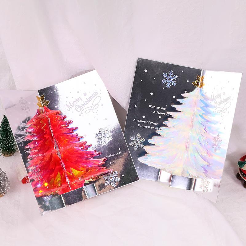 3D handgemaakte kerstkaarten