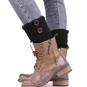 Knit boot toppers