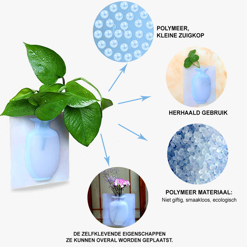 Magische siliconen vaas